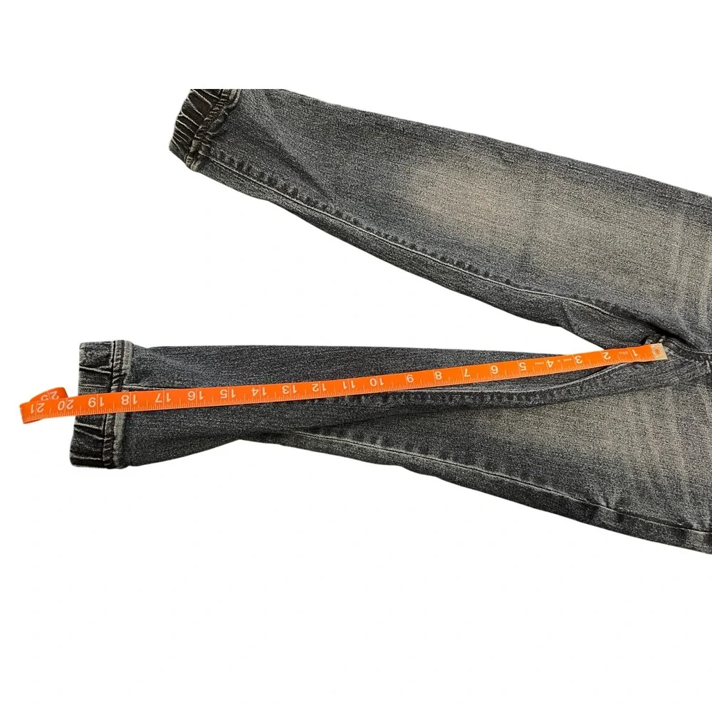 OshKosh Bgosh Boys Denim Joggers Dark Wash Elastic Waist Jeans Size 7/7A